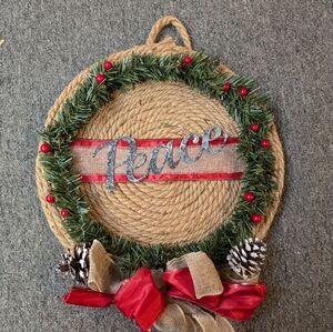 Peace Christmas Wall Decor